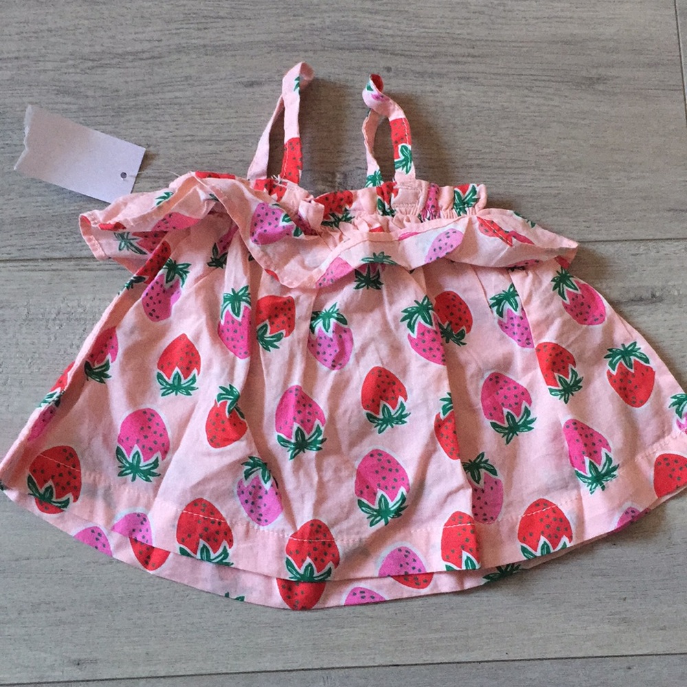 Newborn spaghetti strap shirt